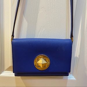 Blue Kate Spade Crossbody and Wallet Set